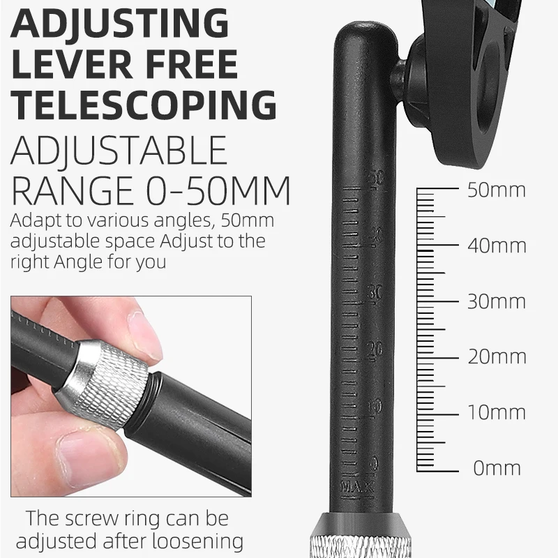 Rétroviseur de vélo 2 pièces, 360 ° réglable et pivotant, miroir de vélo universel grand angle pour VTT, vélos de course, guidon | Leroy Merlin
