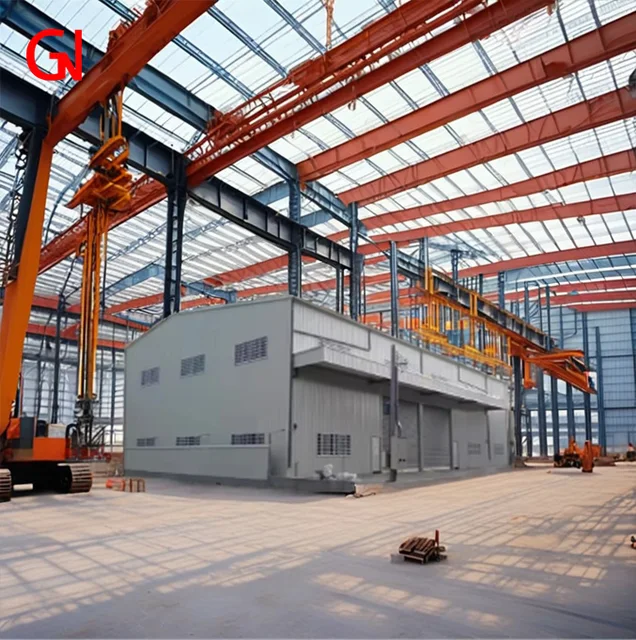 Prefab Car Showroom Structure Warehouse Workshop Prefab Structure Steel Structure Workshop Warehouse Product