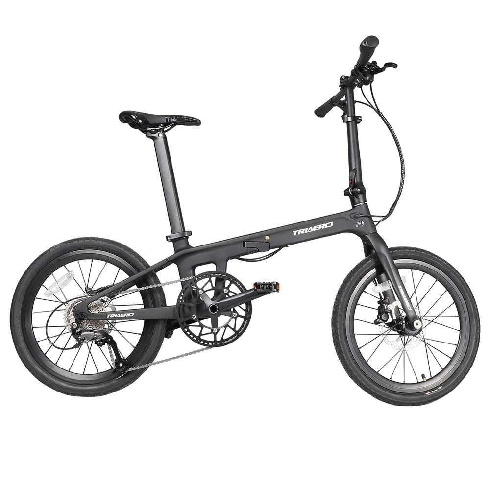 Lightweight 20inch Folding Bike with Disc Brakes Carbon Frame