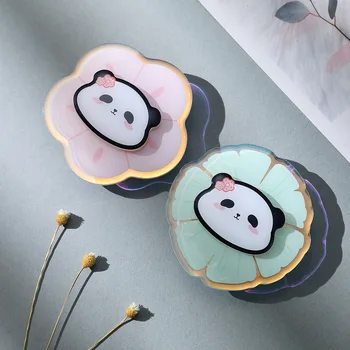 Cherry Chinese Style New Acrylic Mobile Phone Holder Panda Flower Design for Airbag Telescopic Bracket Dramatically Desktop