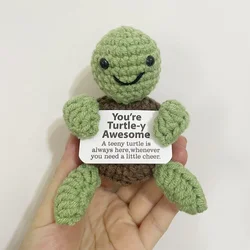 Chat positif, chat tricotée mignonne avec carte inspirante, tricotés faits à la main, soutien émotionnel, cadeau au crochet en peluche, vie positive créative, au crochet Chat positif, chat tricotée mignonne avec carte inspirante, tricotés faits à la main, soutien émotionnel, cadeau au crochet en peluche, vie positive créative, au crochet