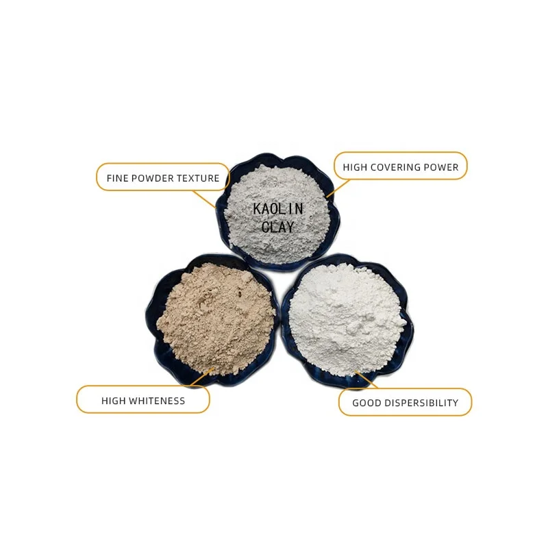 Harga kaolin kelas kosmetik berkualitas tinggi Harga industri kertas pelapis bangunan tanah liat kaolin terkalsinasi kelas industri per ton