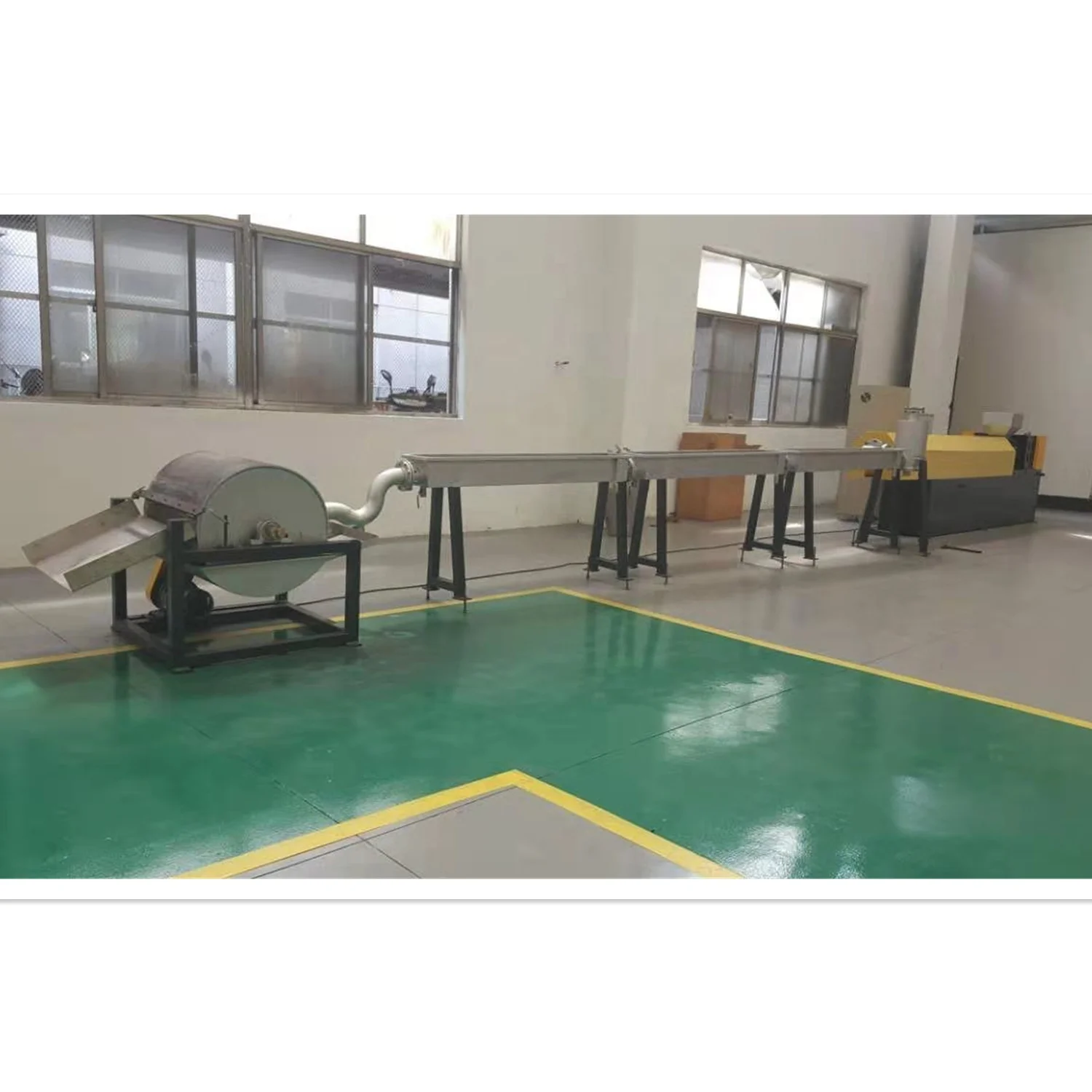 PE Flake Making Machine for PE Wax Machine Cracking  Extruding Process