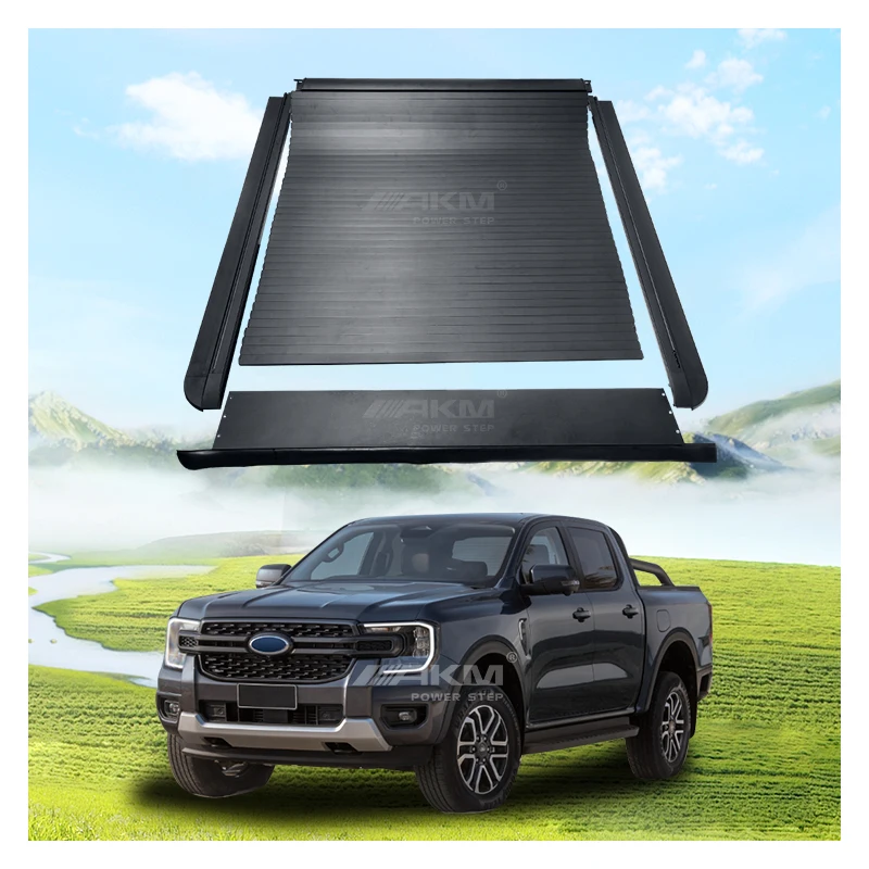 Factory Retractable Aluminum Canopy for Pickup Truck Electric Hard Tonneau Cover for Ford Ranger T9 Truck Bed Cover Power