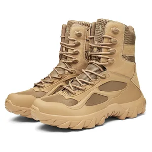 Men Tactical Boots Autumn Work Field Man Boot Lightweight Outdoor Non-Slip Men Shoes Zapatillas Hombre