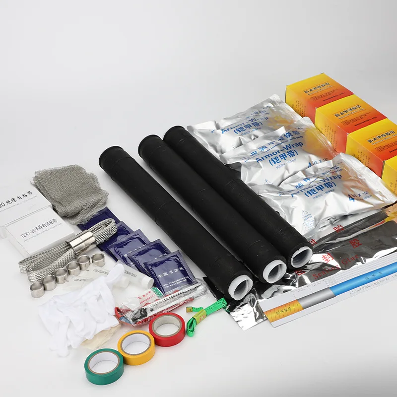 10kv 3-core Heat Shrink Cable Terminal Intermediate Connection for PE manufacture