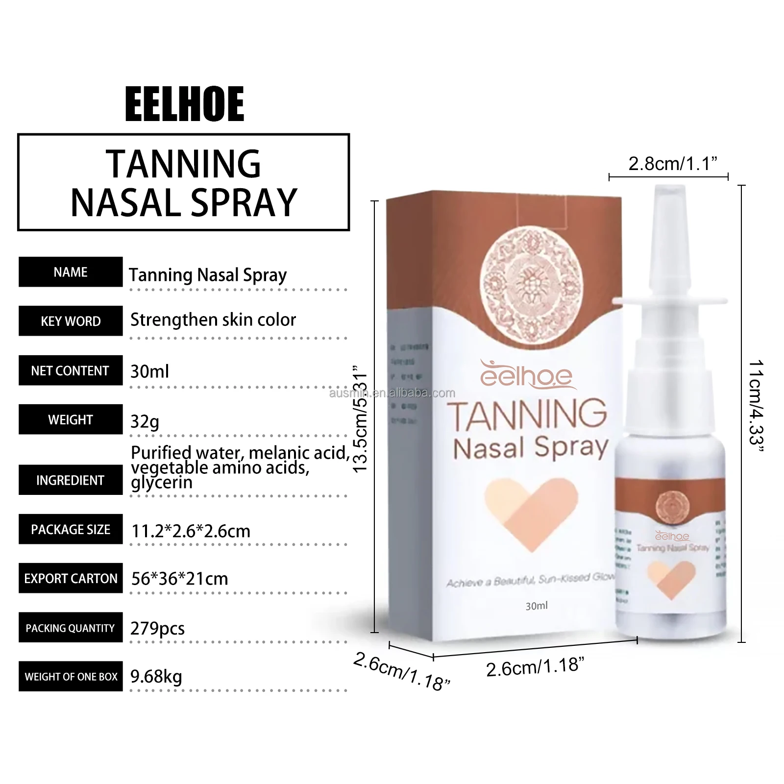 New Arrivals Wholesale Private Label 30ml Selftanning Sunbathing Bronze Wheat Skin Body