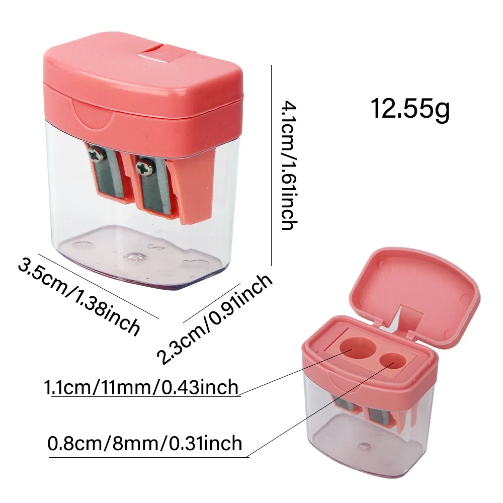 Высококачественная забавная точилка для карандашей с 2 отверстиями