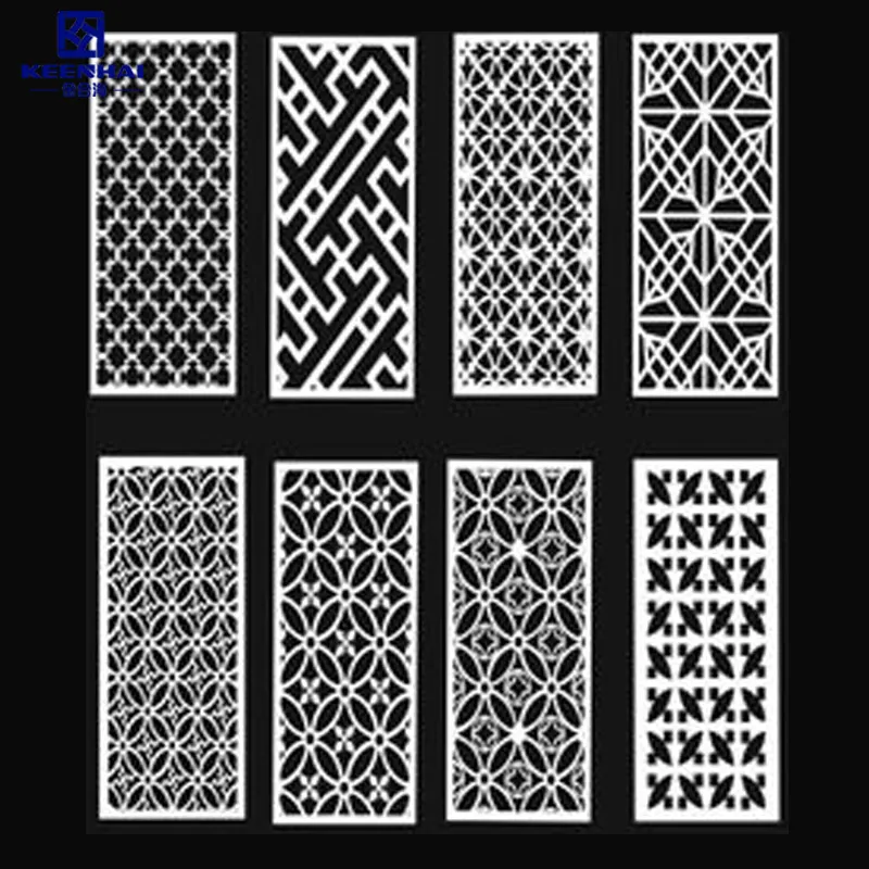 Keenhai Custom Model Italian Design Ornamental Short Aluminum Fence Decorative Wrought Iron Panels for Villa Garden