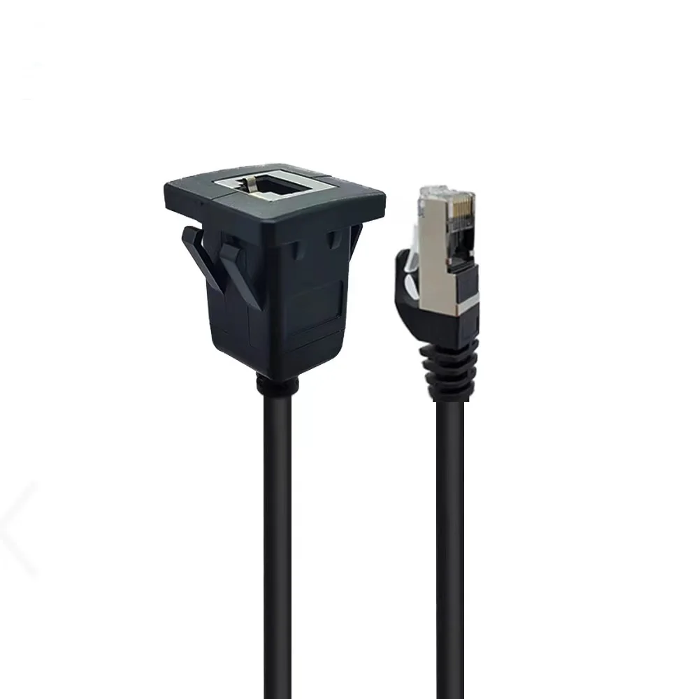 Car Dashboard Flush Mount Ethernet Cat5 CAT5E RJ45 Cable