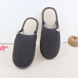 Couple's Indoor Winter Warm Slippers with Breathable Mesh Upper and  Insole PVC Lining Customizable Logo Trendy Style