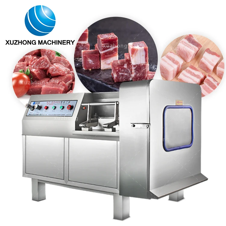 Fresh Chicken Fish Cube Cutter, Poultry Meat Dicer Cutting Machine - China  Meat Cube Cutter, Beef Meat Processing Machine