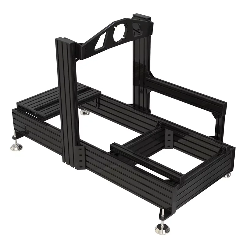Advanced Sim Racing Frame Optimized Fanatec GT Sim Racing Cockpit Advanced Aluminum Frame with ...