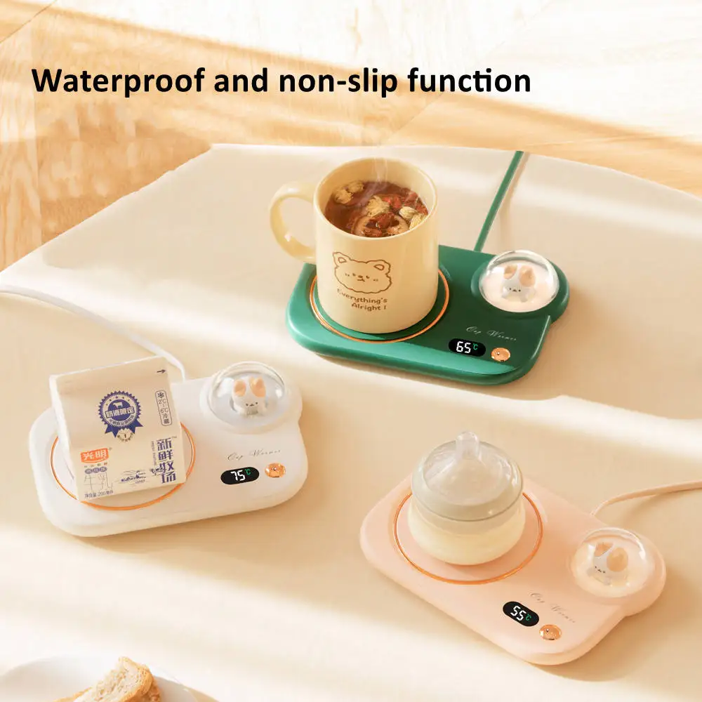 Умная электрическая кружка для напитков, кофейная чашка, подогреватель, термостат для воды, Настольная нагревательная пластина