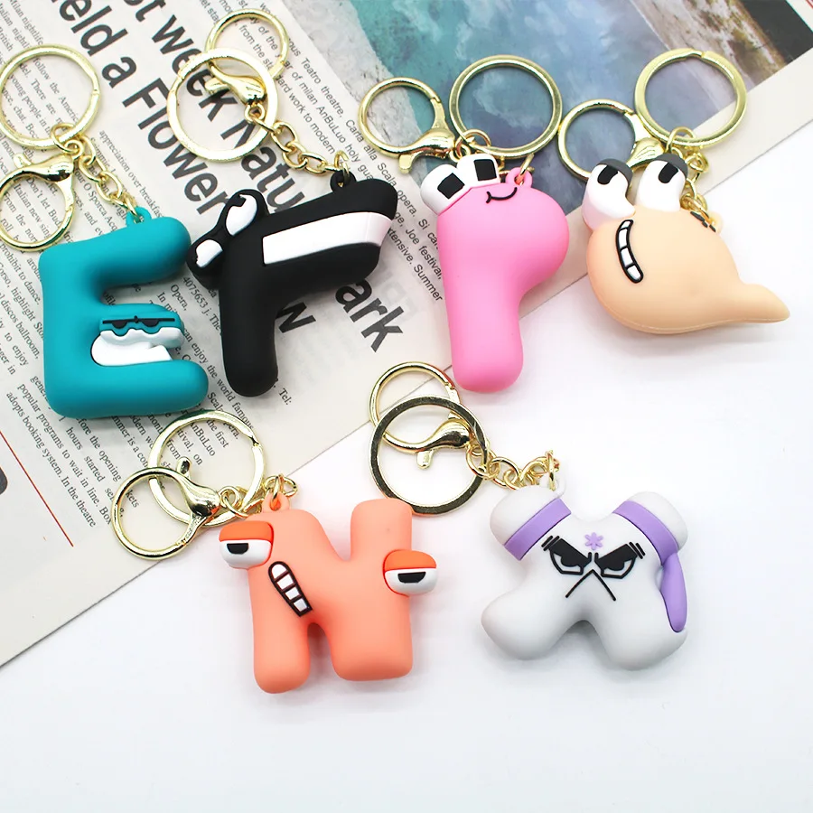 Alphabet Lore Keychain Toys - Alphabet Lore Pendant - Funny Keychain -  LETTER D