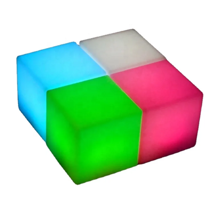 DMX Control Glowing Cubes Lighting Cube LED Furniture