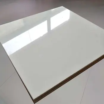 欧洲风格白色高光紫外线亚克力现代大理石mdf板大理石厨房橱柜