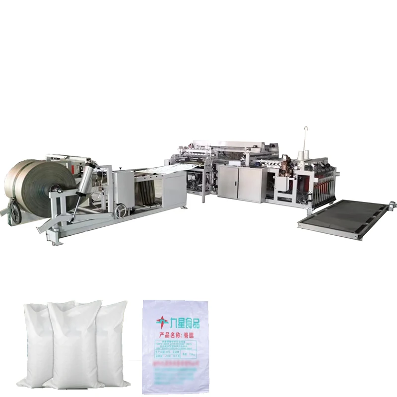 Zhejiang High Speed pp Rice Bag Production Line Rice 50kg Hdpe Woven Polypropylene Bag Making Cutting Sewing Printing Machine