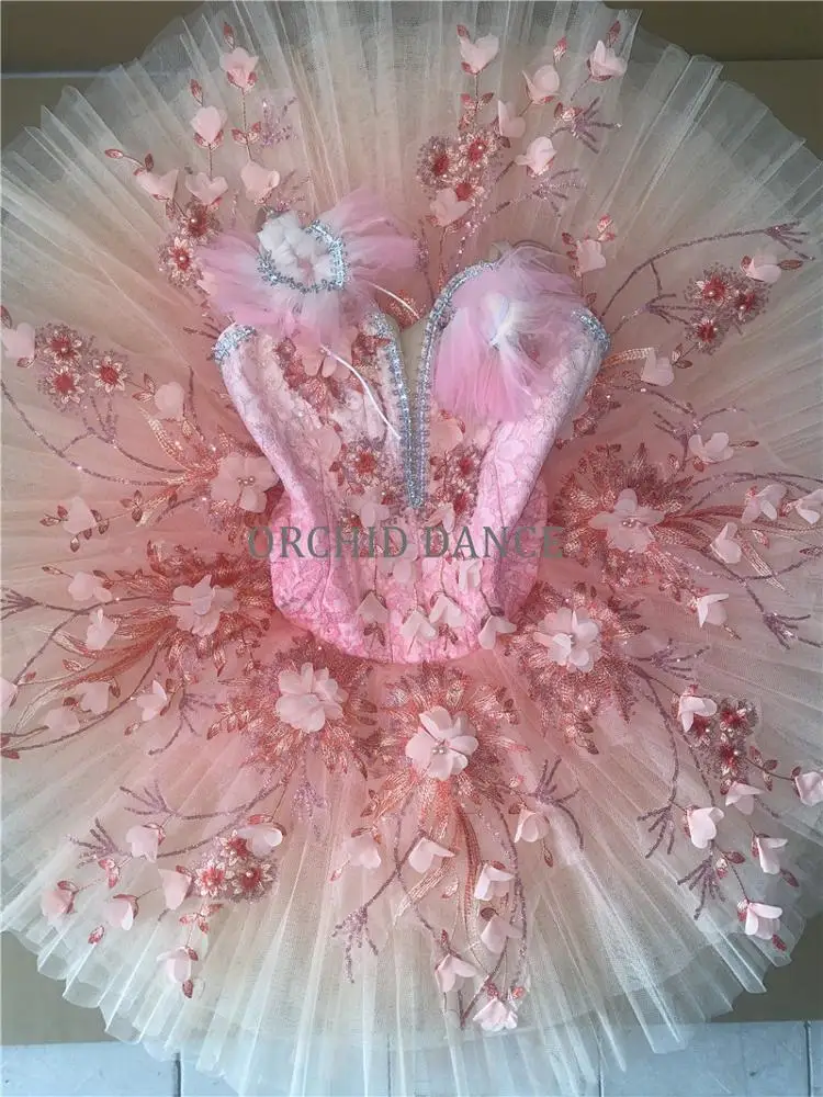 Professional Excellent Quality Custom Kids Girls Sugar Plum Fairy Ballet  Tutu