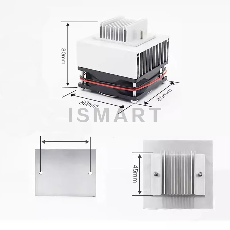 Module Peltier TEC1-12705 - Refroidissement électronique 40x40mm - Pour Mini Frigo Ou Refroidissement PC