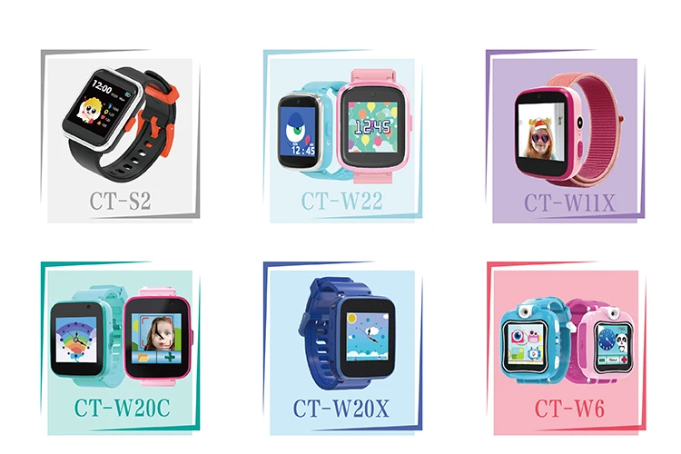 2023 Quality Assurance CTW20X 1.44 Inch IPS Screen Touch Camera Electronic Watch for Kids