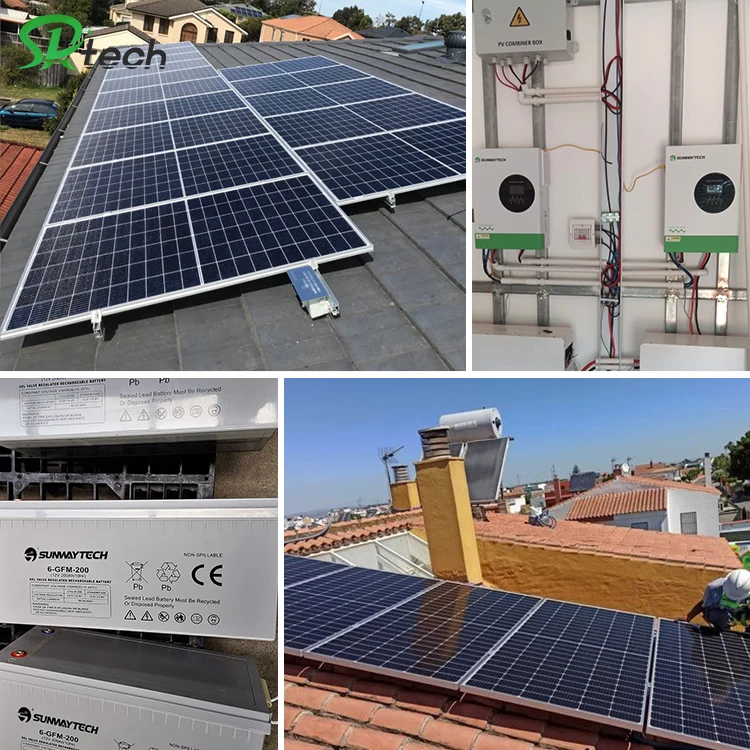 Residential Complete Hybrid Off Grid Solar Power System 5000w 5kw 10kw 20kw Solar Panel Energy System Cost for Home in Europe