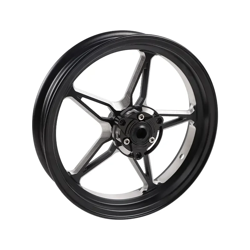 And Machined Aluminum Alloy Wheel Rim 12*2.5 Inch For Electric
