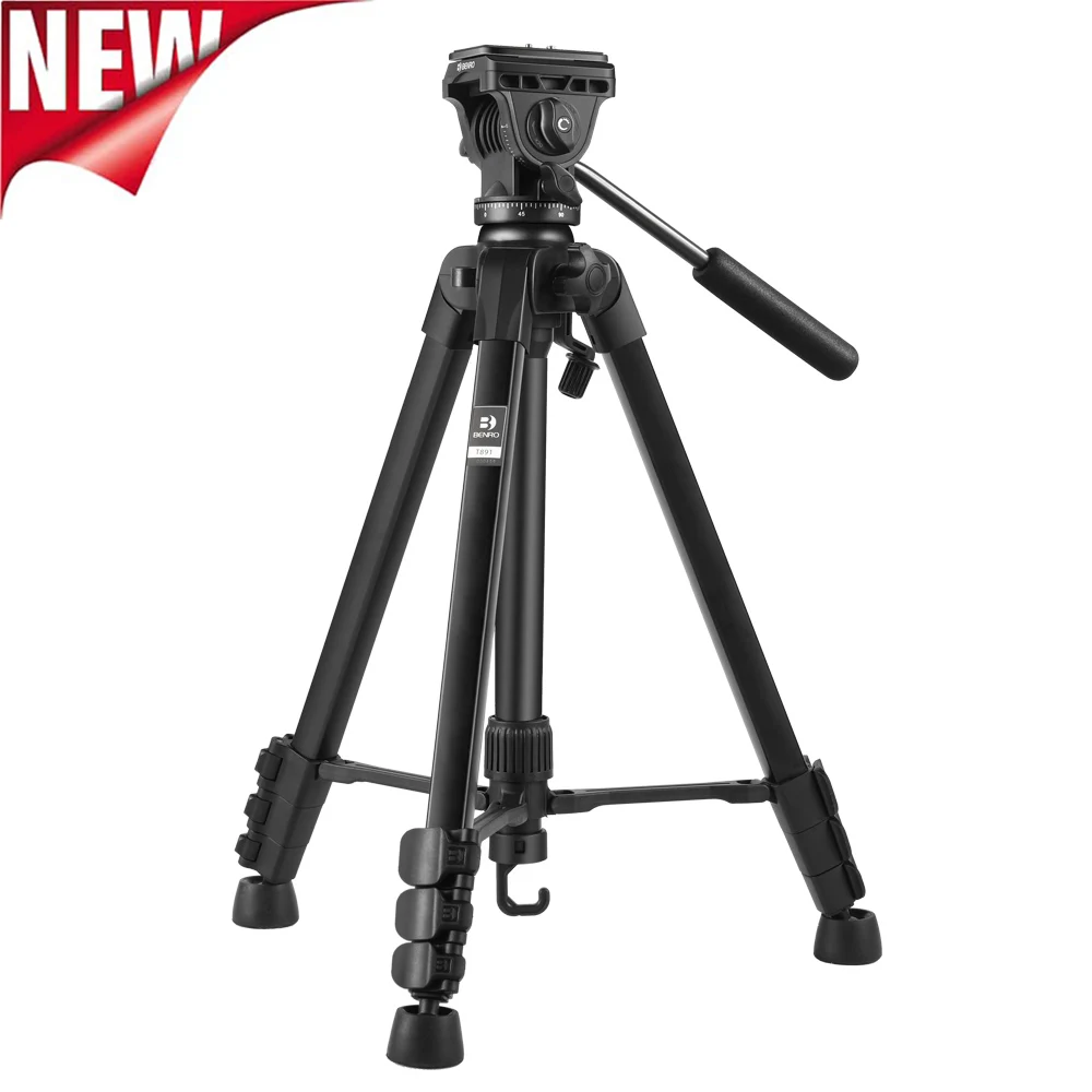 BENRO T891 Lightweight Camera Cell Phone Tripod Stand with Bag for Canon  Nikon Mirrorless Gopro DSLR Camera