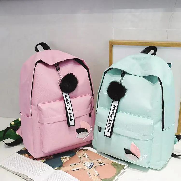 Ru School Bag New Style Woman Backpack Cheap Price Polyester Nylon ...