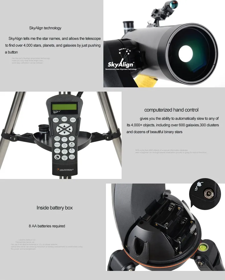 Celestron NexStar 127SLT 127mm Aperture F/12 Maksutov-Cassegrain GoTo Professional 1000X Astronomical Computerized Telescope