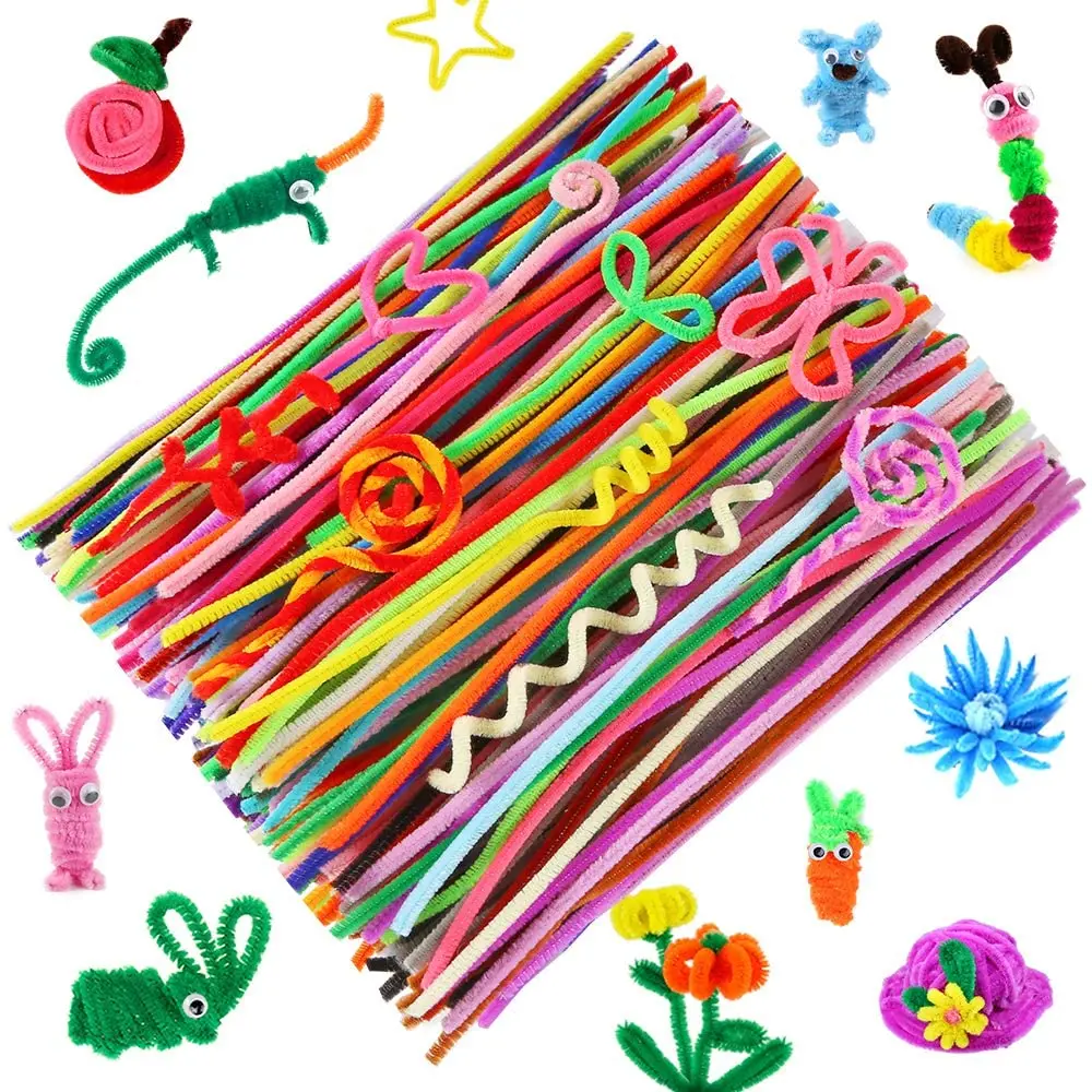 20pcs Chenille Stems For Making Various Crafts Such As Flower