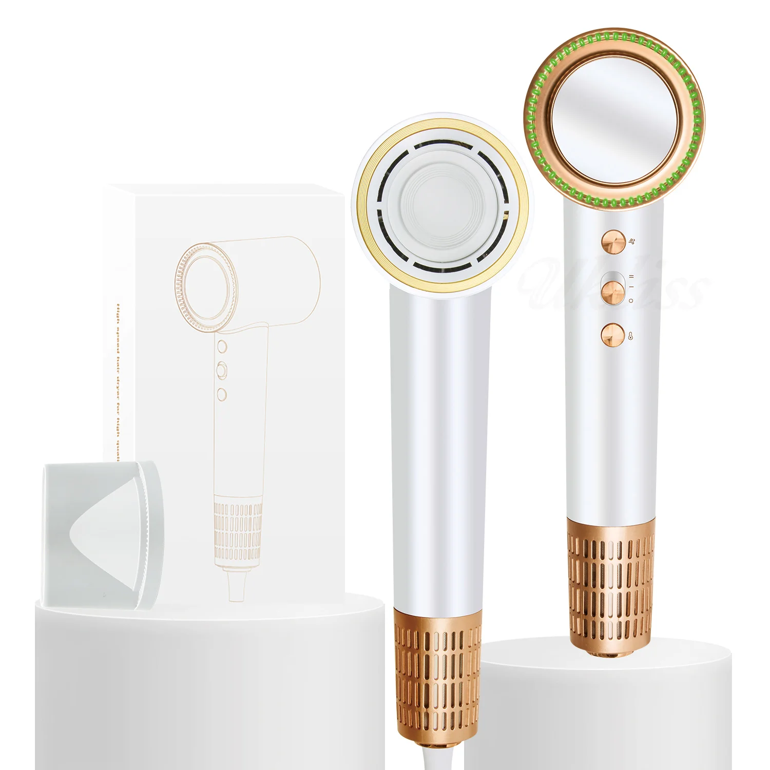 Новый высокоскоростной умный бесщеточный мощный ветровой двигатель BLDC от производителя профессиональный фен для волос без листьев с отрицательными