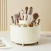 360° Soporte giratorio para lápices de maquillaje [Blanco hueso]