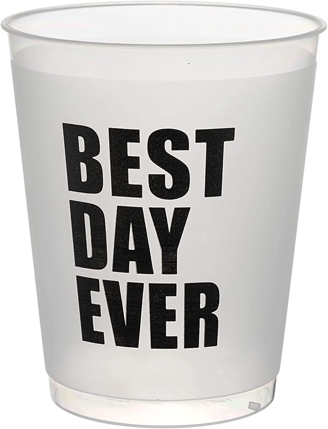 16oz Reusable Frosted Plastic Cup Disposable Plastic Cups Plastic