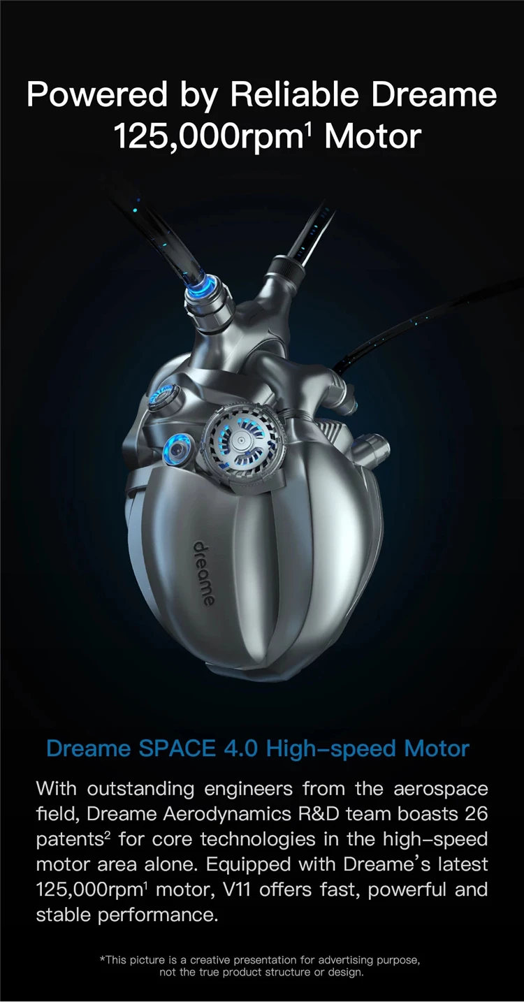 Xiaomi Mijia Dreame V11 Boreas 22000 Pa Handheld Wireless Electric Auto Home Stick Vacuum Cleaner Dreame