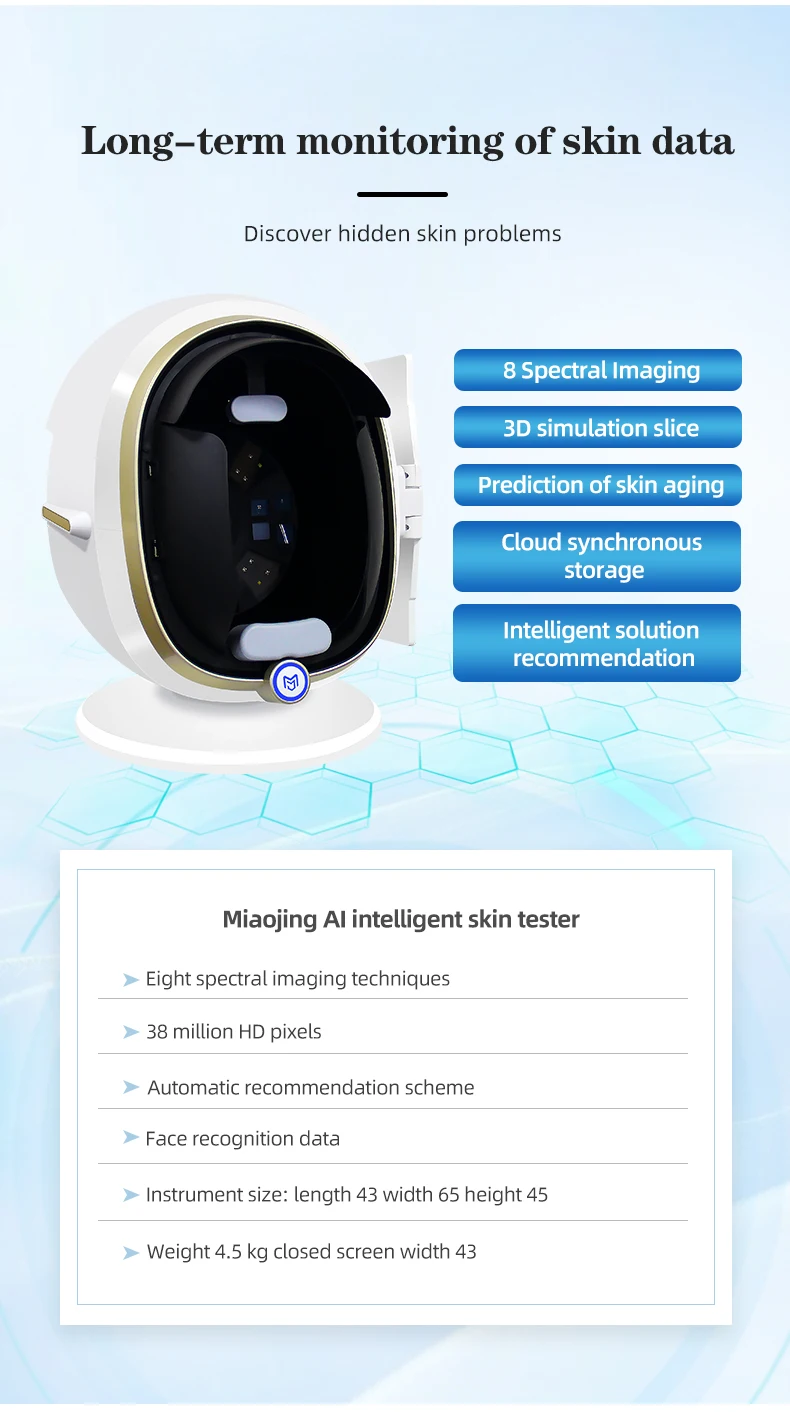 Pengimbas/wajah/wajah Facial Skin/ Face Scanner Analyze