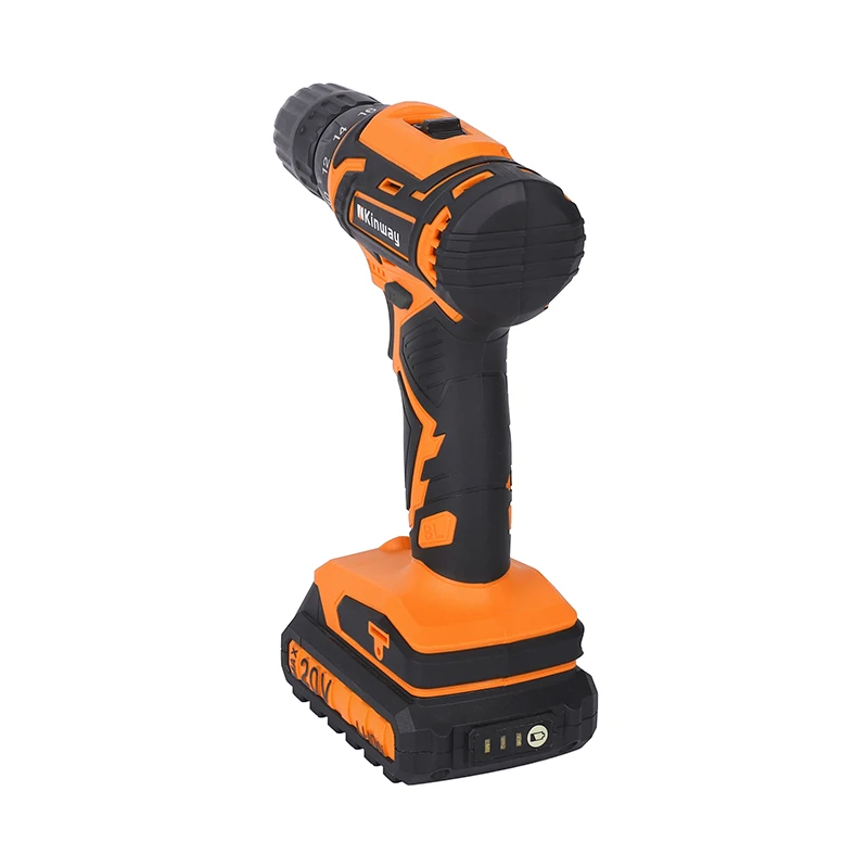 KINWAY 20V Cordless High Torque Lithium Battery Brushless Cordless  Drill Power Tools Kwcd2161