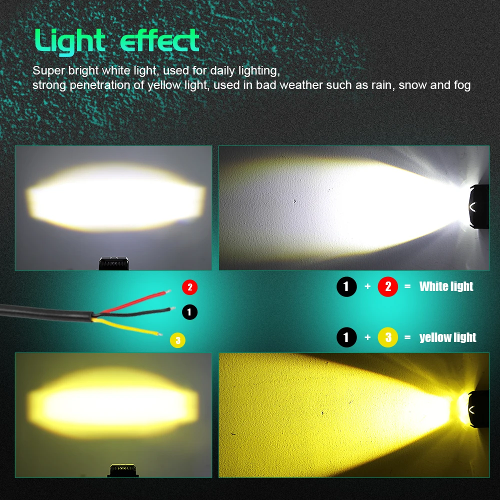 High Quality U9 Fog Light 3000k 6000k Bi Led Laser Projector Lens