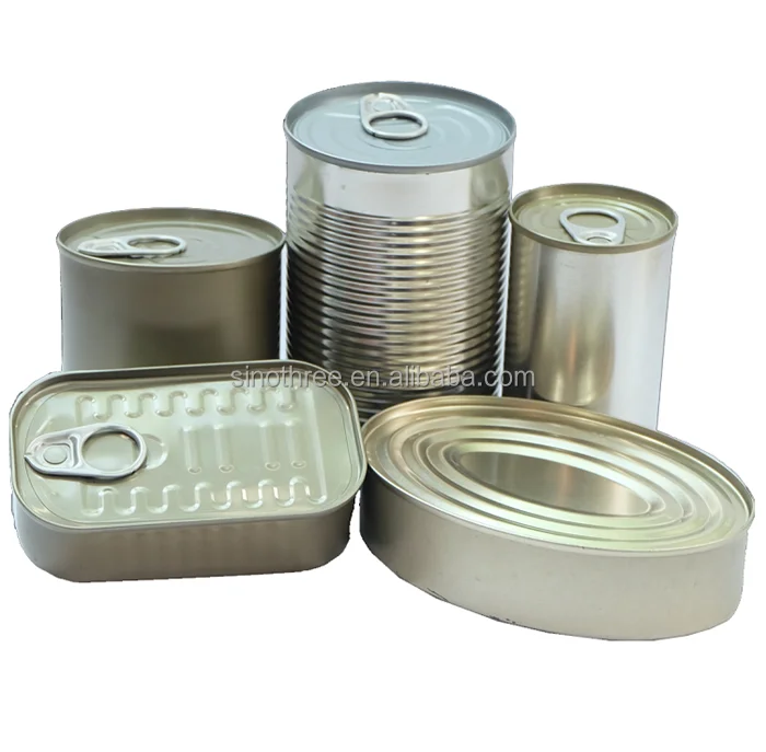 Custom Print Plain Empty 400g 500g 800g Tin Cans Metal Container