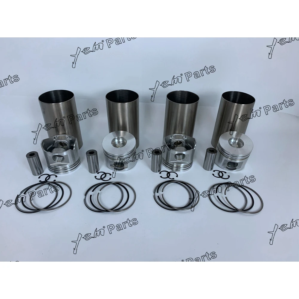 15B Liner Kit With Cylinder Piston Rings Liner for Toyota Tractor Excavator Mowers Engine Repair Parts Kit