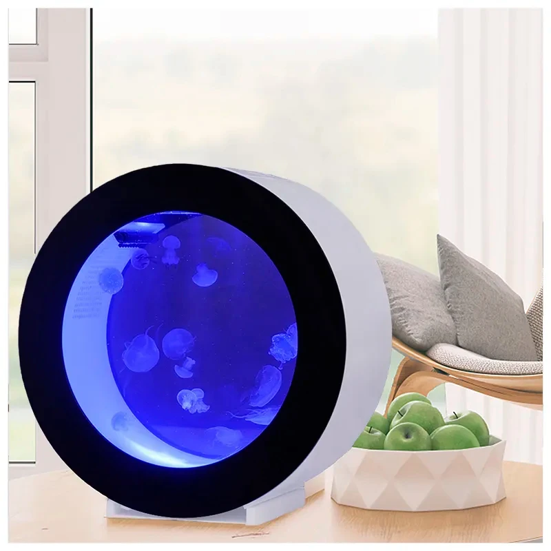 White & Black Acrylic Jellyfish Tank - 8L/18L/50L Acrylic