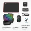Noir M1Pro + + Clavier K13 + G5souris + Support pour téléphone portable + Tapis de souris