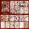 Vintage Red. Sticker Book A5
