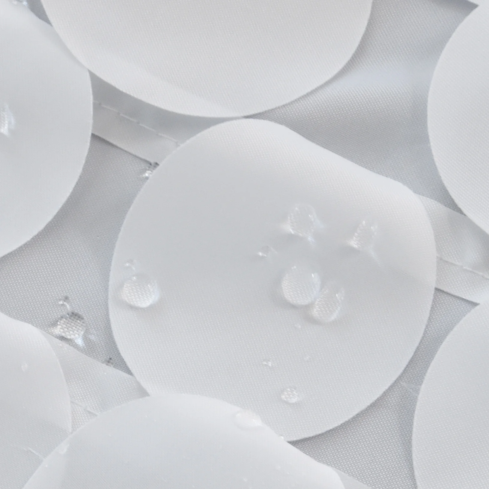 Современная роскошная дизайнерская водонепроницаемая ткань из полиэстера с 3D покрытием белая занавеска для душа