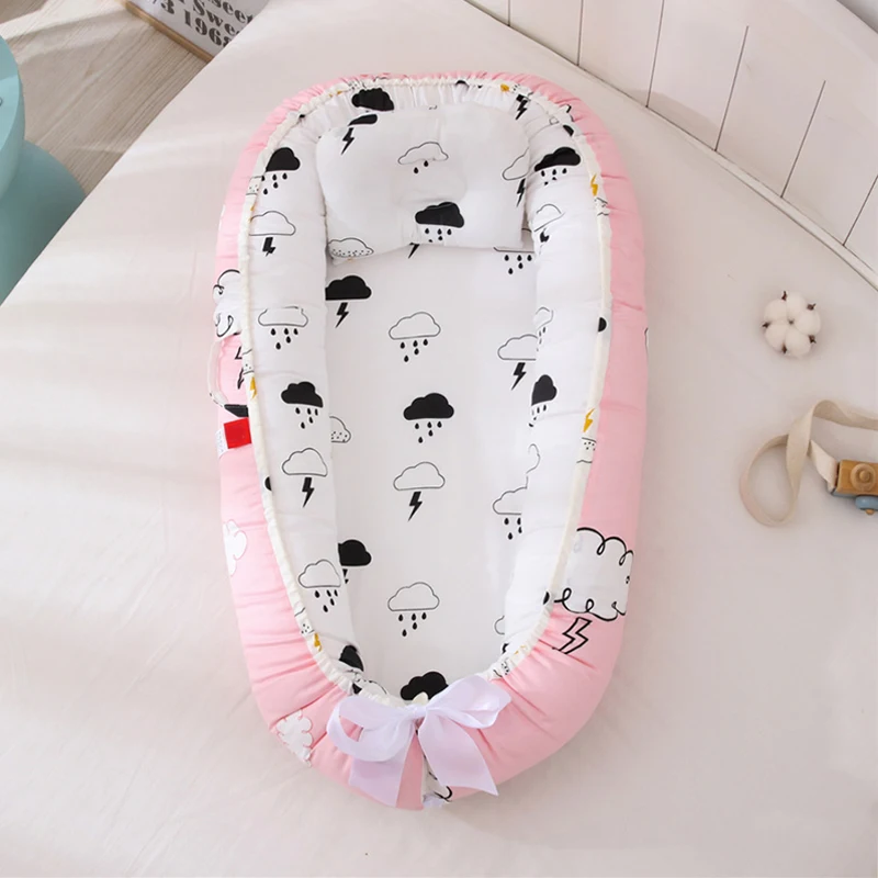 Portable Super Soft Breathable Newborn Infant Lounger Nest Cocoon