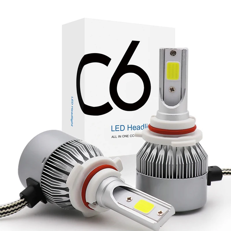 NINGLE C6 LED Headlight 36W 3600lm H1 H3 H4 H7 H11 H13 9005 9006 C6 LED Headlight for Car