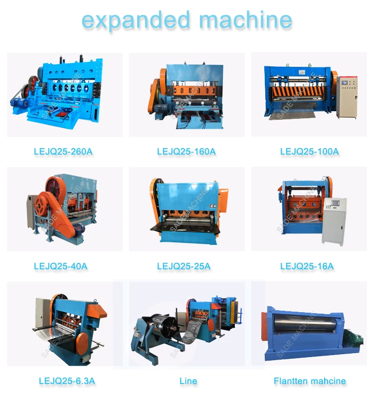 Aluminum Expanded Metal Mesh Machine Heavy Duty Expanded Metal Machine ...