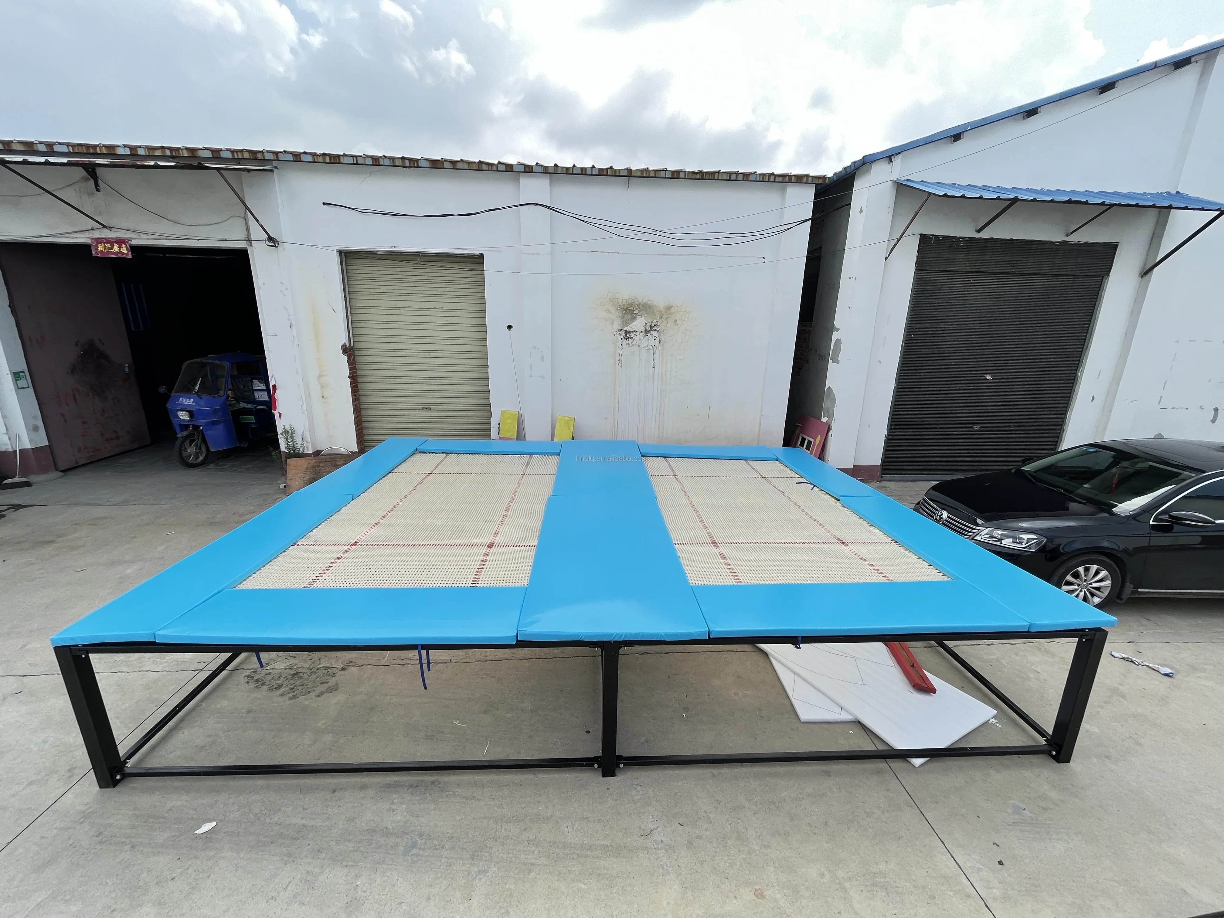 Best-selling Professional Mini Gymnastics Trampoline Mat Fitness Training  Trampoline Fabric Red Professional Trampoline Mat