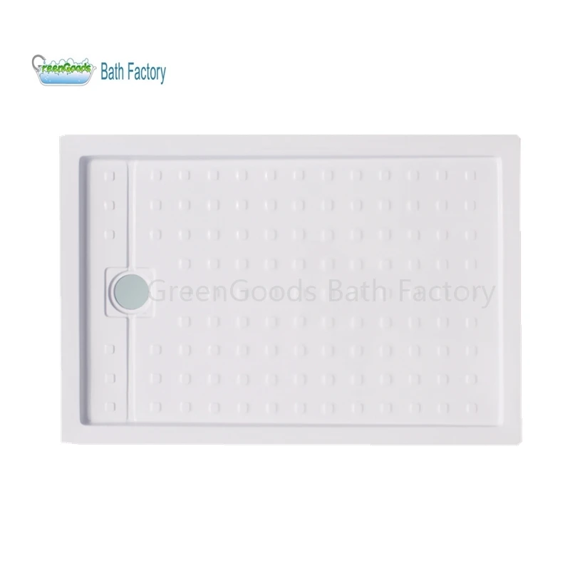 Philippines New Design Camper Van RV Rectangle Cover Acrylic Resin Antiskid Shower Tray
