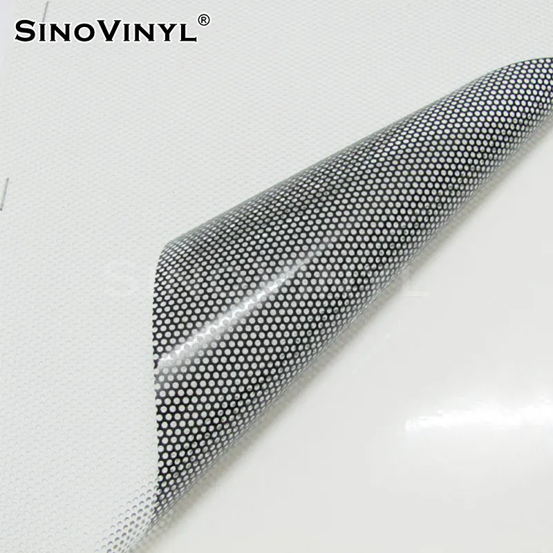 One Way Vision Digital UV Eco-Solvent Printed Vinyl Window Glass Film Eco-Friendly Poster Materials